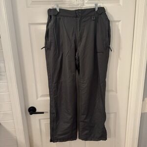Arctix Snow Pants Mens Sz L Dark Gray Embroidery‎ Logo  Zip Pockets Ski Outdoor